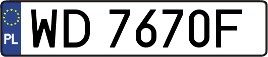 WD7670F