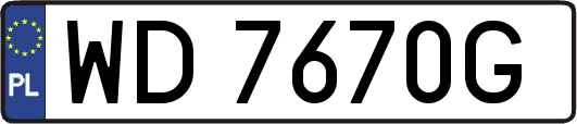 WD7670G
