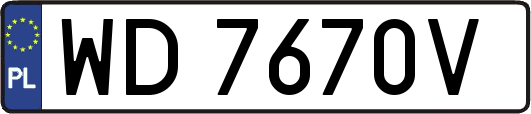 WD7670V
