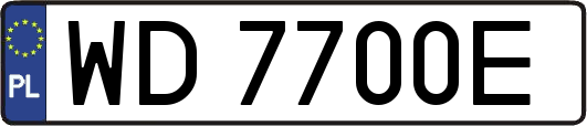 WD7700E