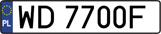 WD7700F