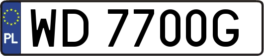 WD7700G