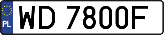 WD7800F