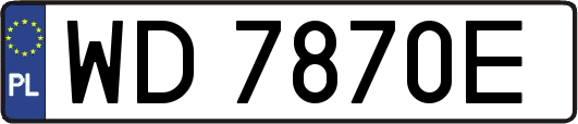 WD7870E