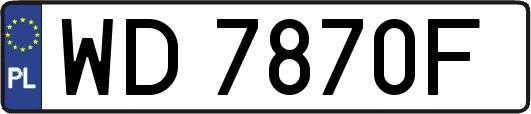 WD7870F