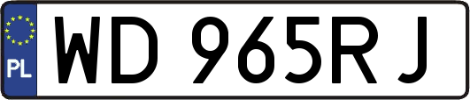 WD965RJ