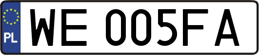 WE005FA