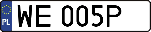 WE005P