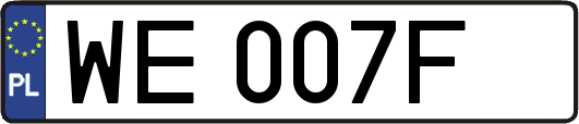 WE007F