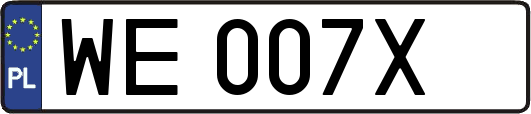 WE007X