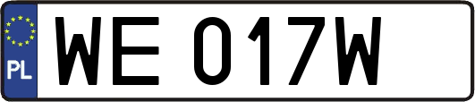 WE017W