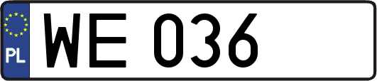 WE036