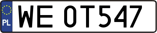 WE0T547