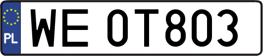 WE0T803
