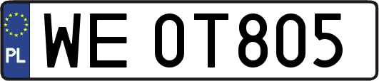 WE0T805
