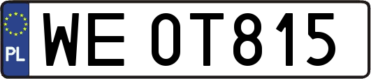 WE0T815