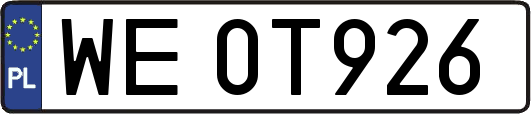 WE0T926
