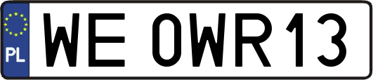 WE0WR13