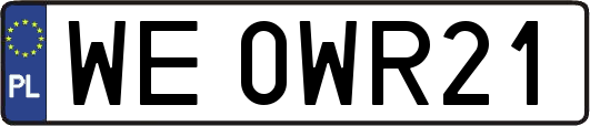 WE0WR21
