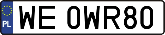WE0WR80