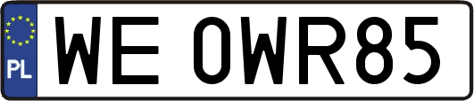 WE0WR85