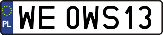 WE0WS13