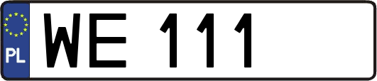 WE111