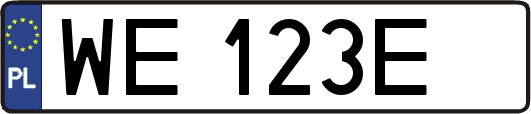 WE123E