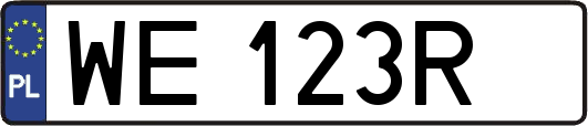 WE123R
