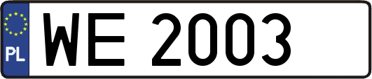 WE2003