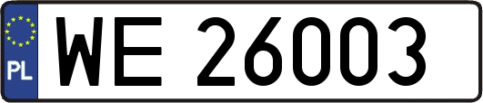 WE26003