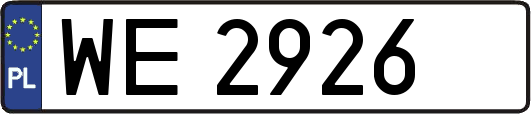 WE2926