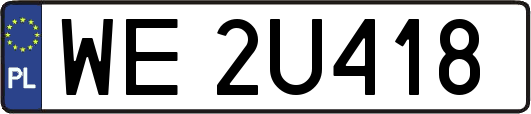 WE2U418