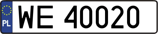 WE40020
