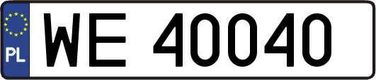 WE40040