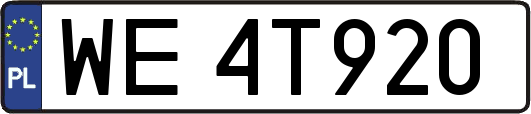 WE4T920