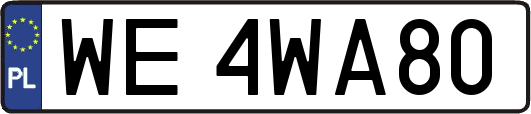 WE4WA80