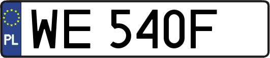 WE540F