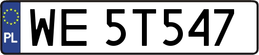 WE5T547