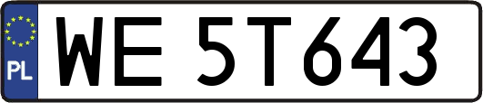 WE5T643