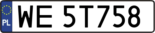 WE5T758
