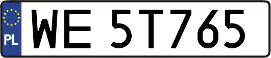 WE5T765