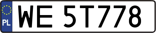 WE5T778
