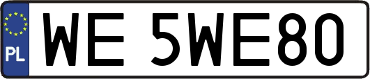 WE5WE80