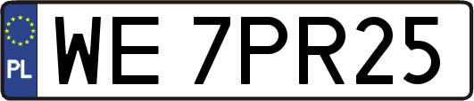 WE7PR25