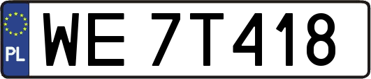 WE7T418