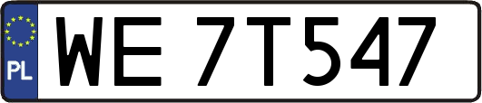 WE7T547
