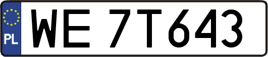 WE7T643