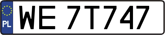 WE7T747