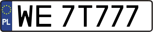 WE7T777